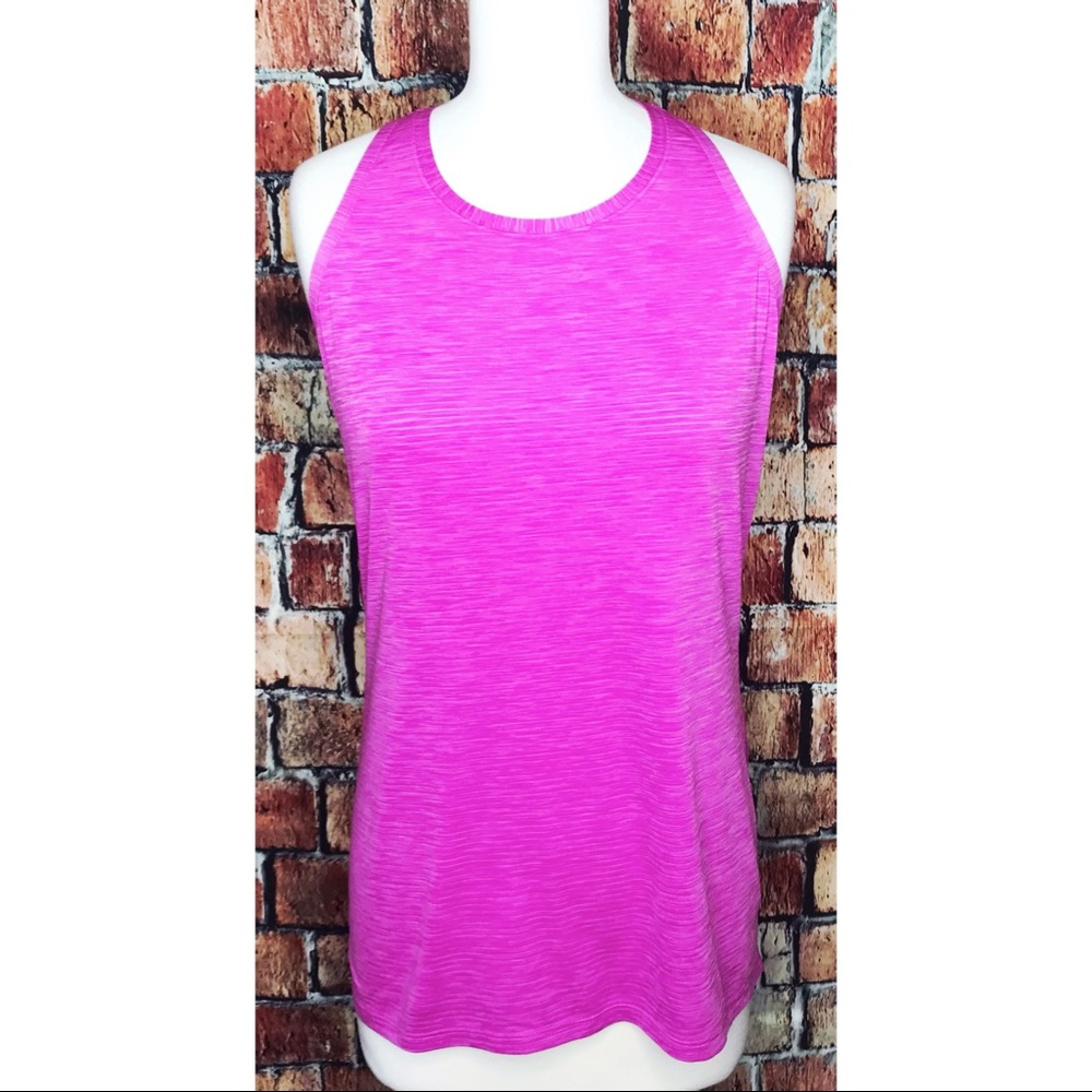 Athleta Racerback Stretch Pink Small Tank Top